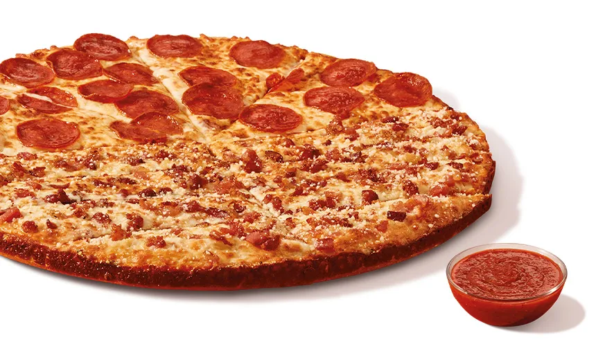 Slices-N-Stix with bacon